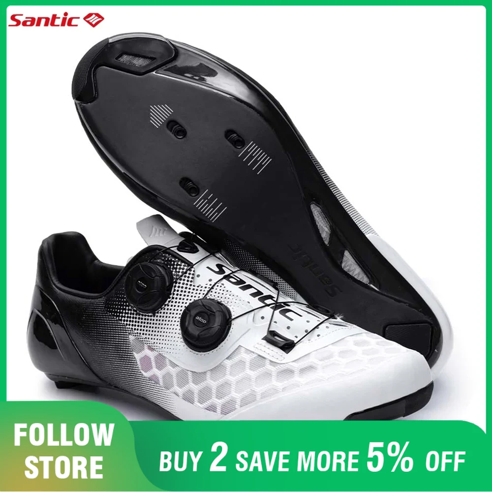 Cycling Shoe Insoles - Santic Erkekler Bisiklet Ayakkabıları Hardness14 Karbon