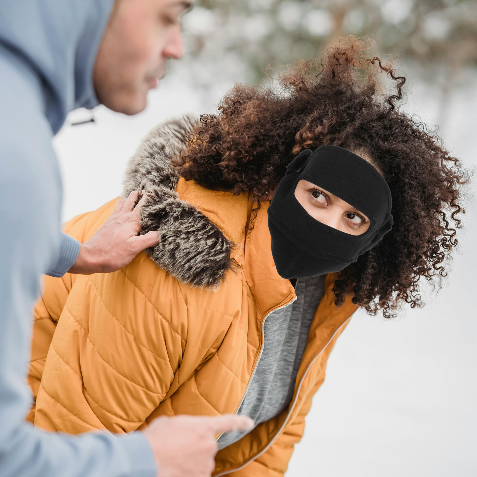 Cycling Gear In Winter - Kışlık Balaklava Kayak Maskesi Yüz Maskesi