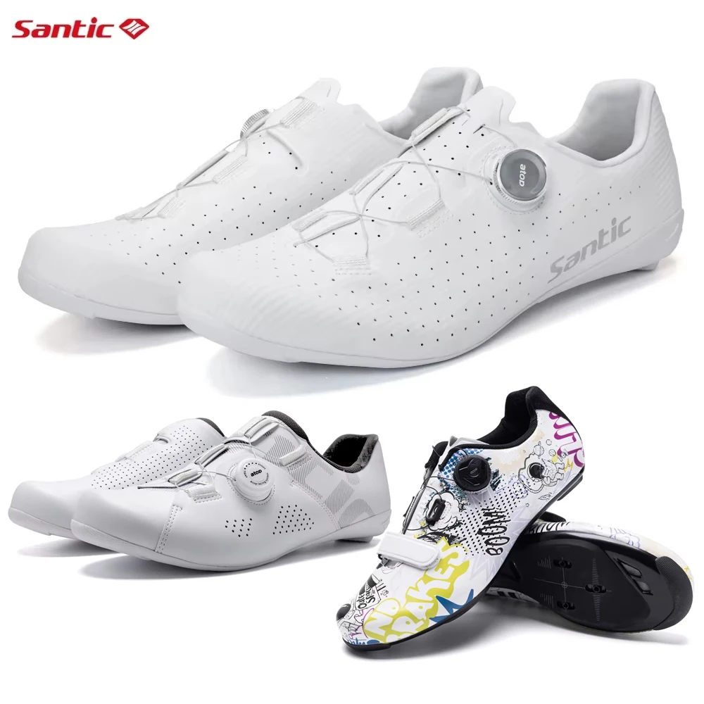 Cycling Shoe Insoles - Santic erkek kilitli yol bisikleti ayakkabıları