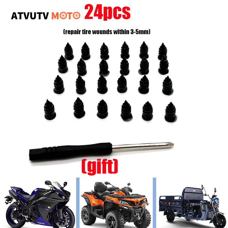 Bike Tube Repair Kit - 12 adet 24 adet motosiklet vakum