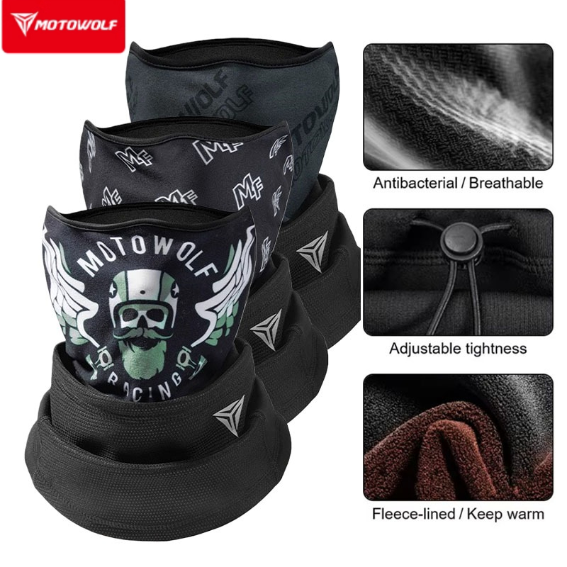 Cycling Gear In Winter - Motowolf Kışlık Sıcak Taktiksel Balaklava Bisiklet