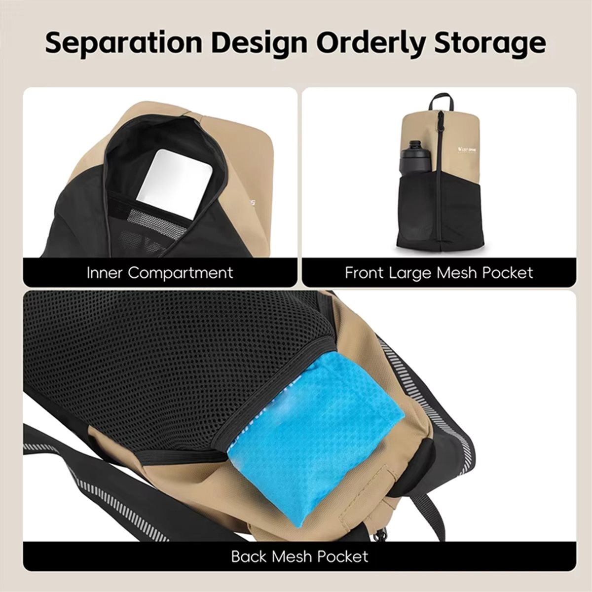 Cycling Backpack - A61P Bisiklet Sırt Çantası Büyük Kapasiteli