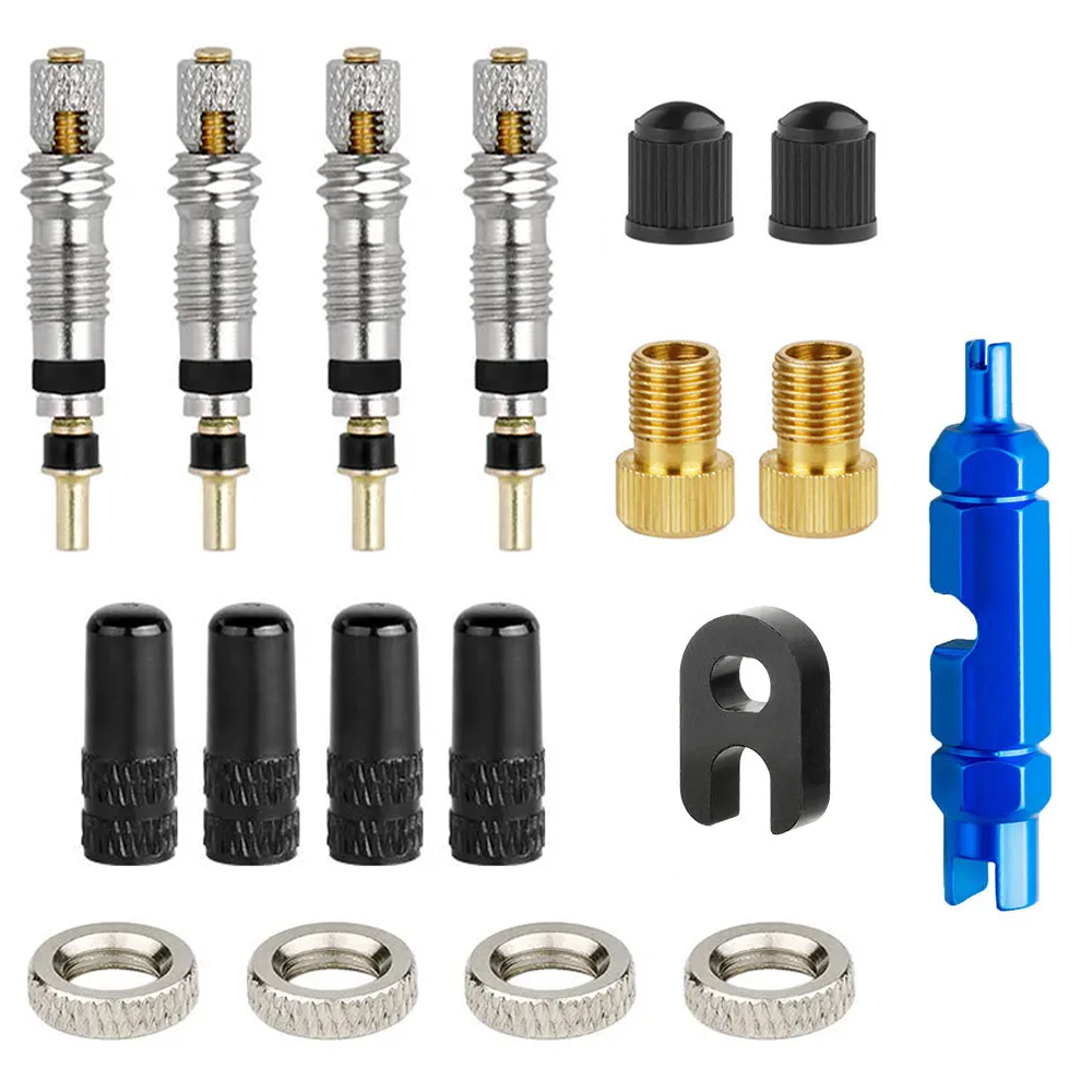 Bike Tube Repair Kit - 6/18 adet bisiklet valf göbeği fransız