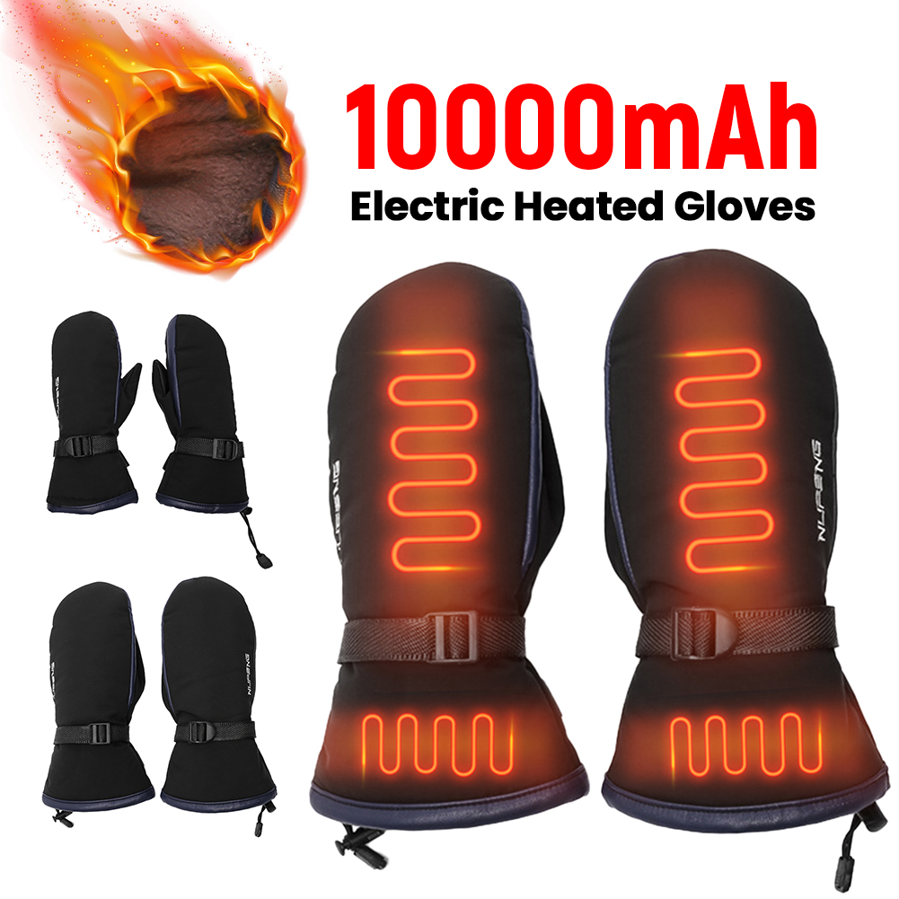 Cycling Heat Gear - Elektrikli Isıtma Eldivenleri USB Şarjlı Snowboard