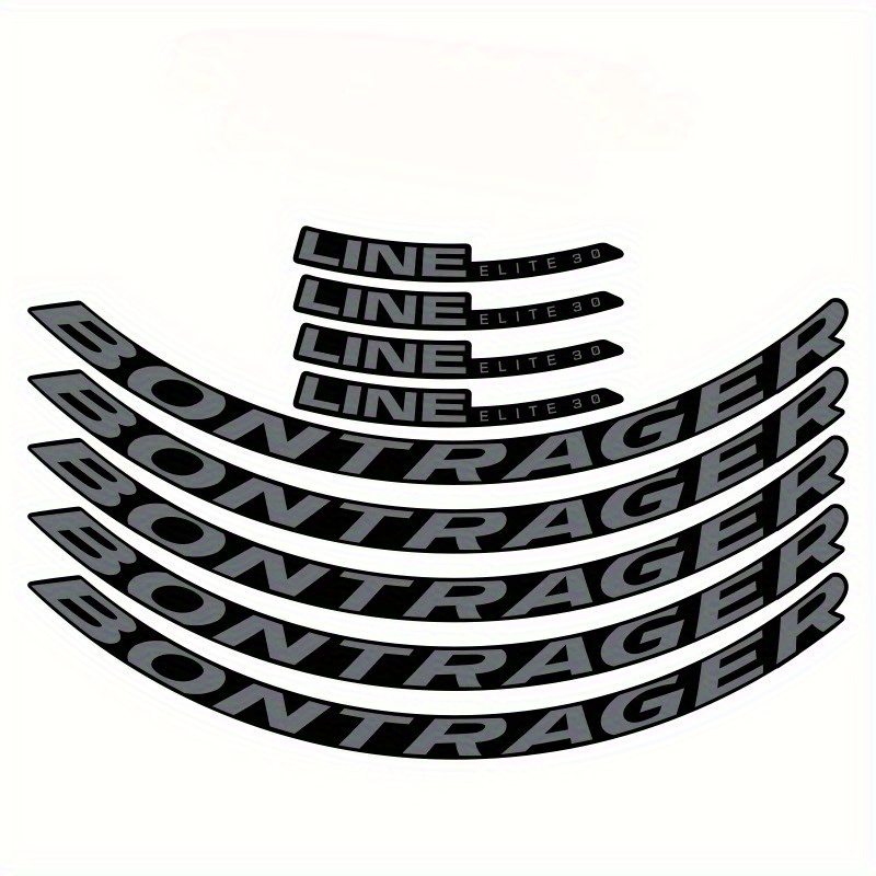 Cycling Gear Sale - 9 adet 2D kask çıkartmaları Bontrager