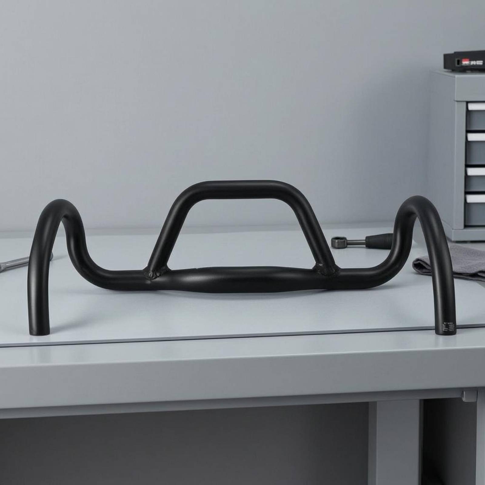 Cycling Gear Black - Alüminyum Drop Bar 31.8 Mm Kelepçe