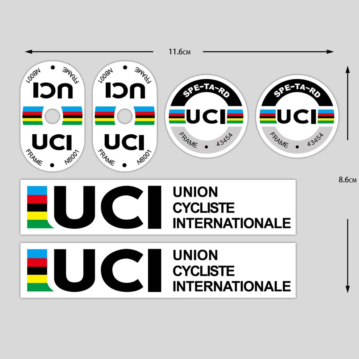 UCI bisiklet çerçeve çıkartmal - Cycling Gear Sale incelemesi ve fiyatı