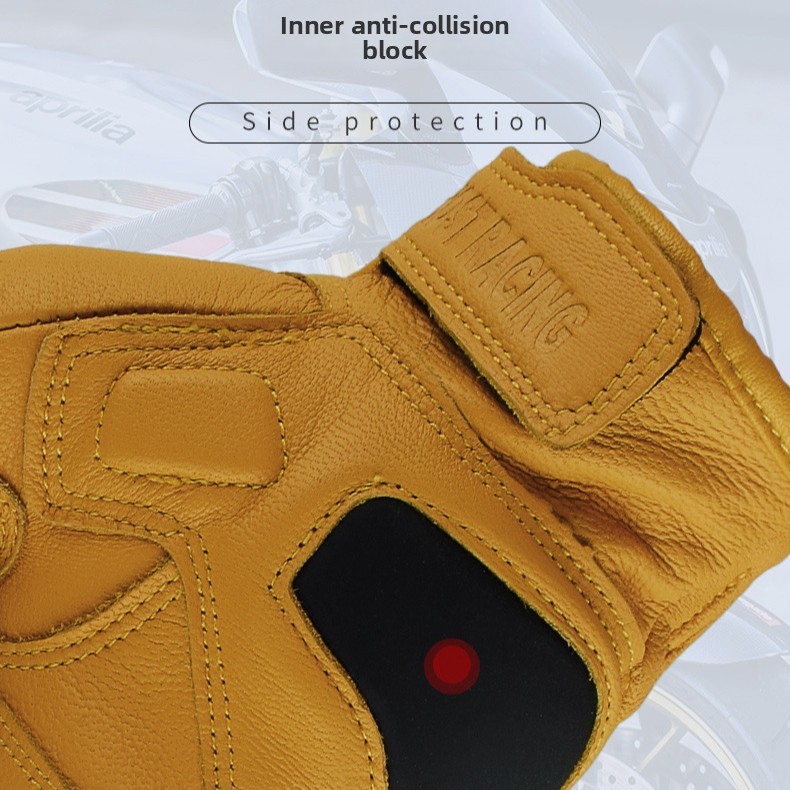 Vintage Motosiklet Deri Eldive - Yellow Cycling Gear incelemesi ve fiyatı