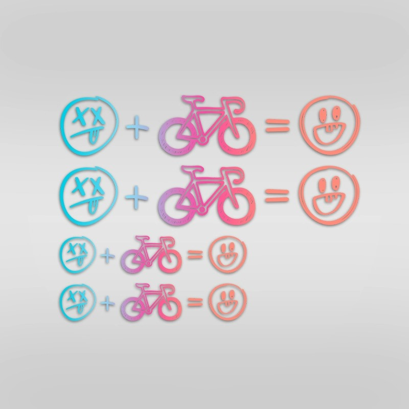 4 adet Mutlu Yüz Bisiklet Etik - Cycling Gear Sale incelemesi ve fiyatı