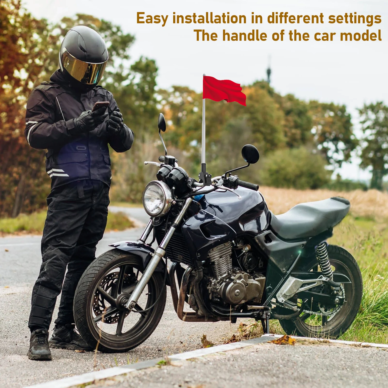 2 adet motosiklet bayrak direğ - Cycling Gear Shelf incelemesi ve fiyatı