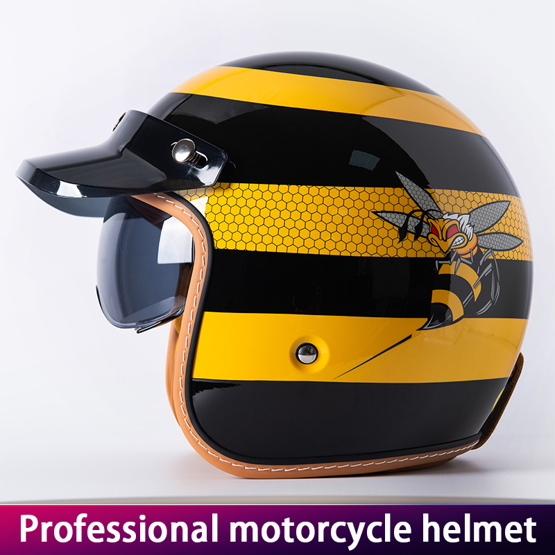 Yeni Retro Motosiklet Kaskı Sa - Yellow Cycling Gear incelemesi ve fiyatı