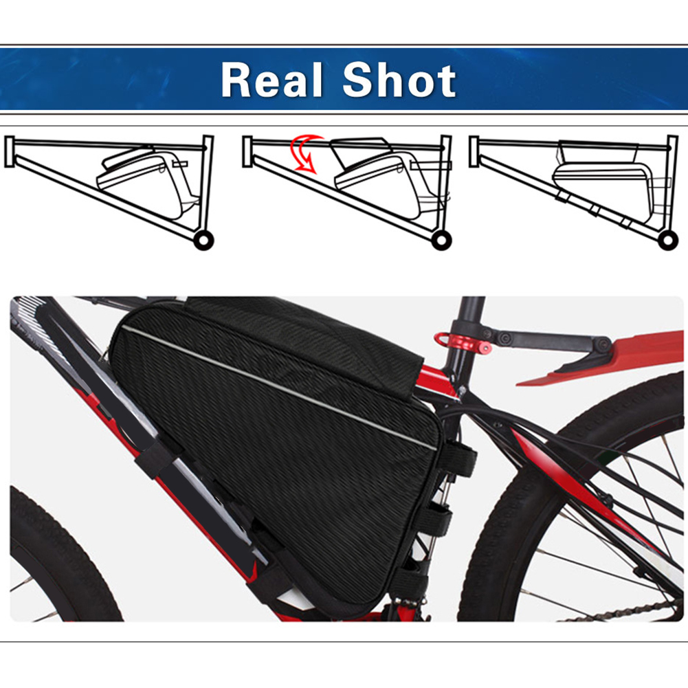 Su Geçirmez Üçgen Bisiklet Çer - Cycling Gear Black incelemesi ve fiyatı